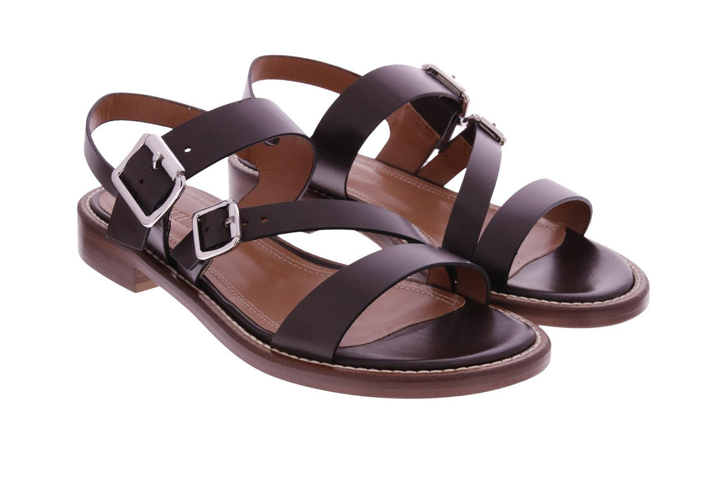 GUGLIELMO ROTTA Quaint sandals chocolate brown