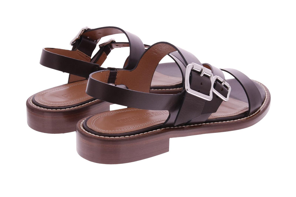 GUGLIELMO ROTTA Quaint sandals chocolate brown