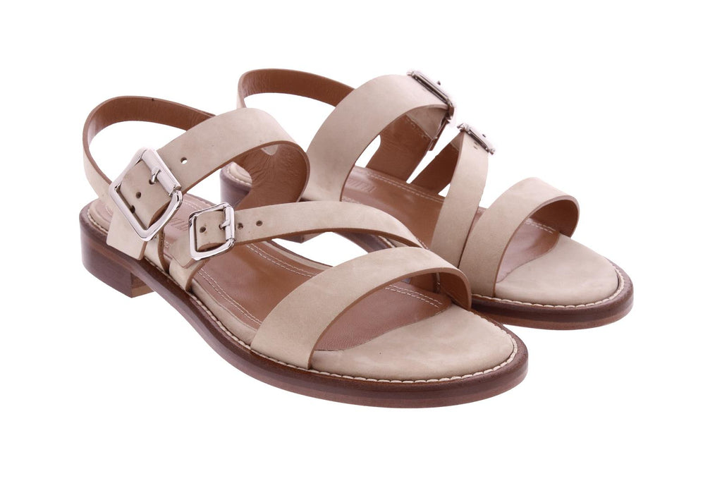 GUGLIELMO ROTTA Quaint sandals light taupe