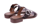 GUGLIELMO ROTTA Quiver sandals chocolate brown