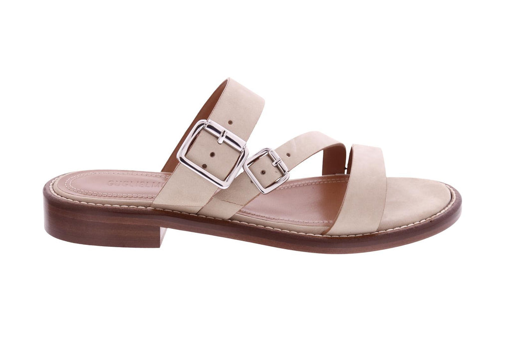 GUGLIELMO ROTTA Quiver sandals light taupe