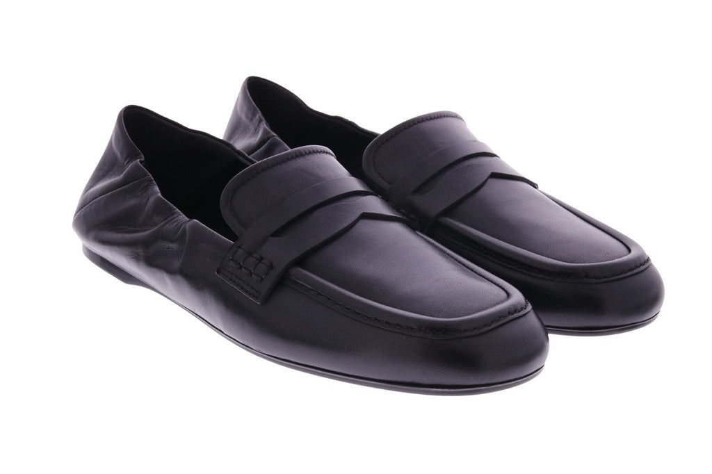 GUGLIELMO ROTTA Satin loafers black