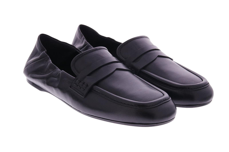 GUGLIELMO ROTTA Satin loafers black