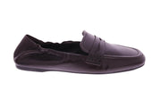 GUGLIELMO ROTTA Satin loafers dark brown