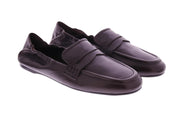 GUGLIELMO ROTTA Satin loafers dark brown