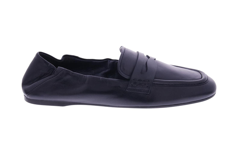 GUGLIELMO ROTTA Satin loafers navy