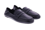 GUGLIELMO ROTTA Satin loafers navy