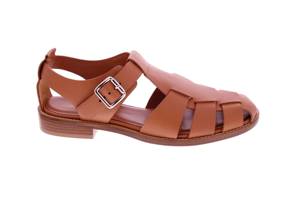 GUGLIELMO ROTTA Share sandals cuoio brown leather - Shop at Monar Antwerp