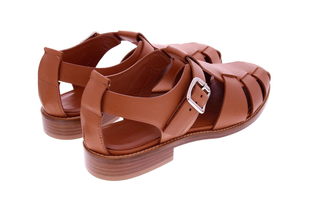 GUGLIELMO ROTTA Share sandals cuoio brown leather - Shop at Monar Antwerp