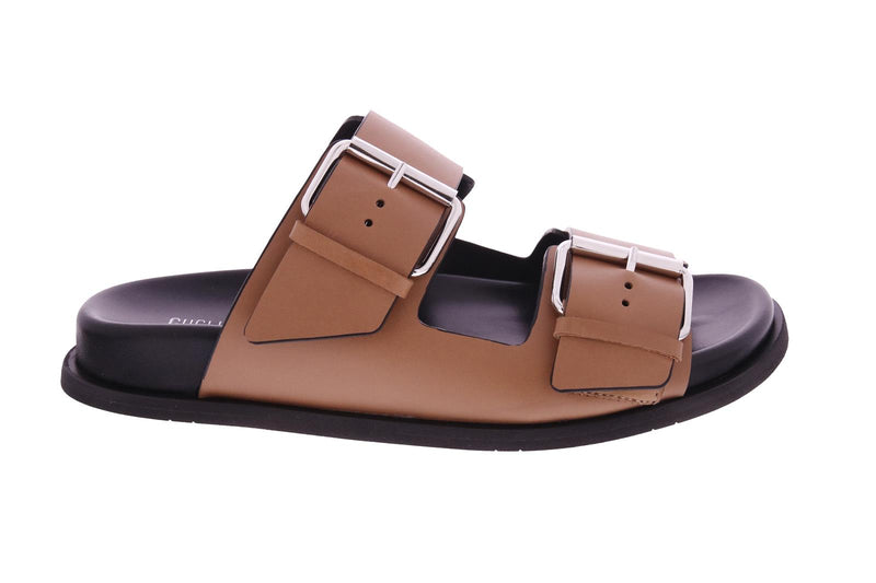 GUGLIELMO ROTTA Tudor sandals cognac brown