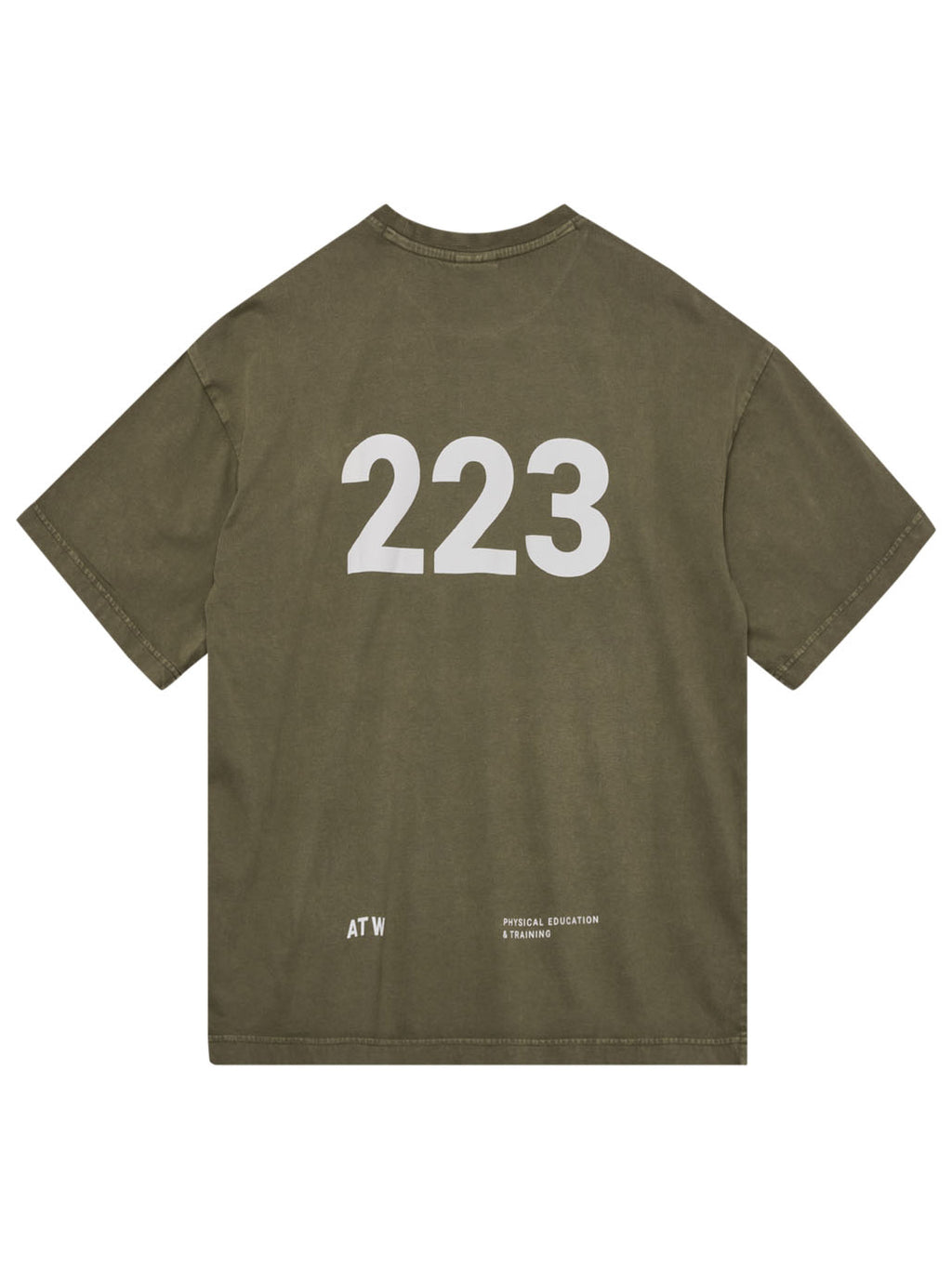 HALO Graphic boxy t-shirt capers green