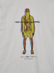 HALO Graphic boxy t-shirt marshmallow