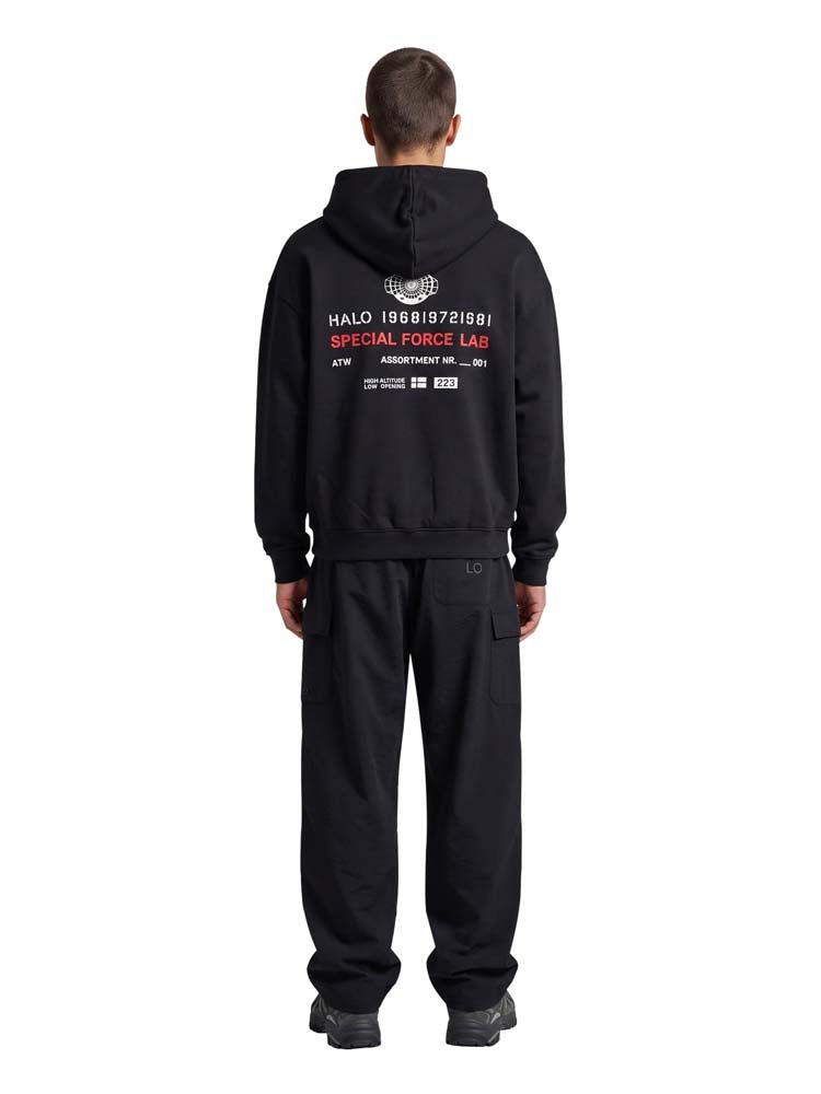 HALO SFL zip hoodie black