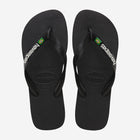 HAVAIANAS Brasil Logo flip flop sandals black