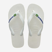 HAVAIANAS Brasil logo flip flop sandals white