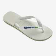 HAVAIANAS Brasil logo flip flop sandals white