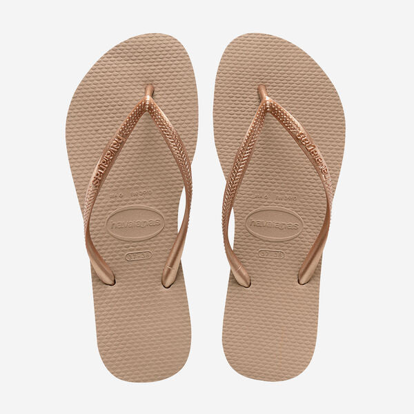 HAVAIANAS Slim flip flop sandals rose gold