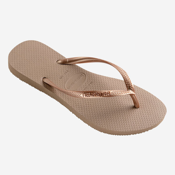 HAVAIANAS Slim flip flop sandals rose gold