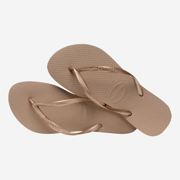 HAVAIANAS Slim flip flop sandals rose gold