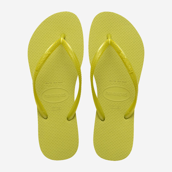 HAVAIANAS Slim flip flop sandals wild lime