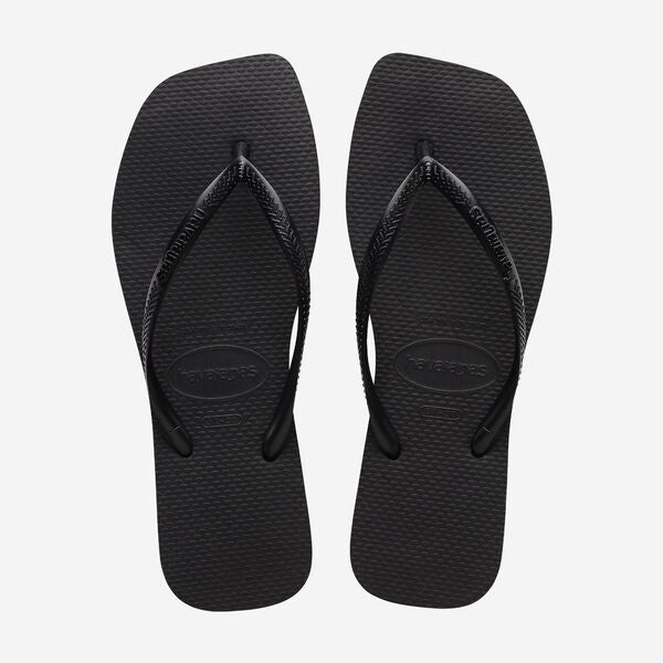 HAVAIANAS Slim square flip flop sandals black