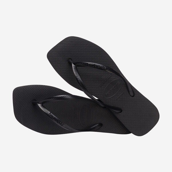 HAVAIANAS Slim square flip flop sandals black