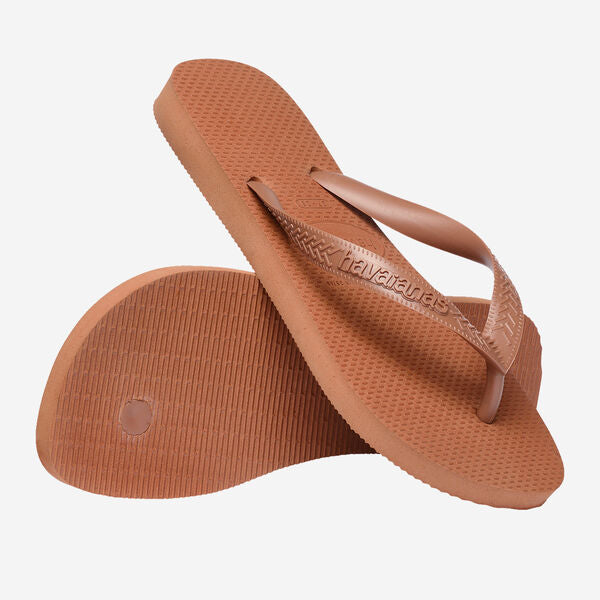 HAVAIANAS Top senses flip flop sandals brown rust