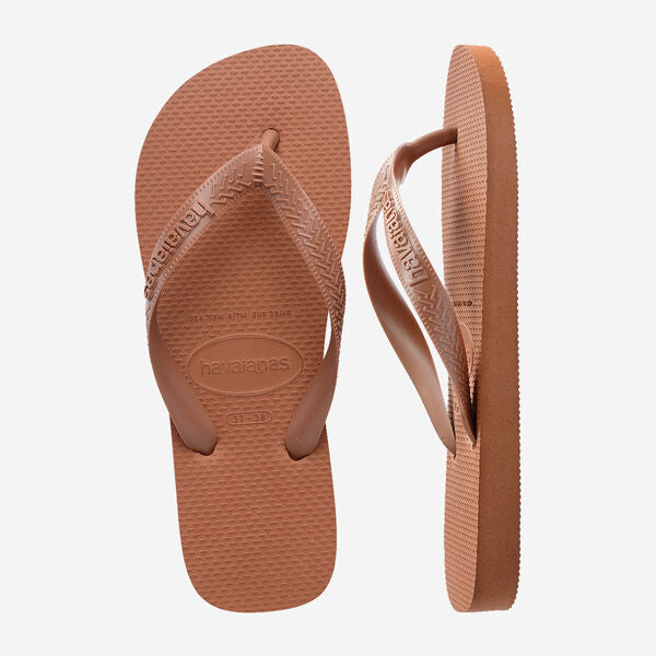 HAVAIANAS Top senses flip flop sandals brown rust