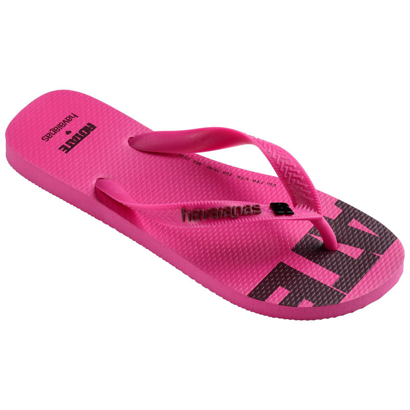 HAVAIANAS x ROTATE Top flip flops electric pink