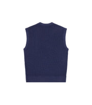 ICECREAM Arch knitted vest navy