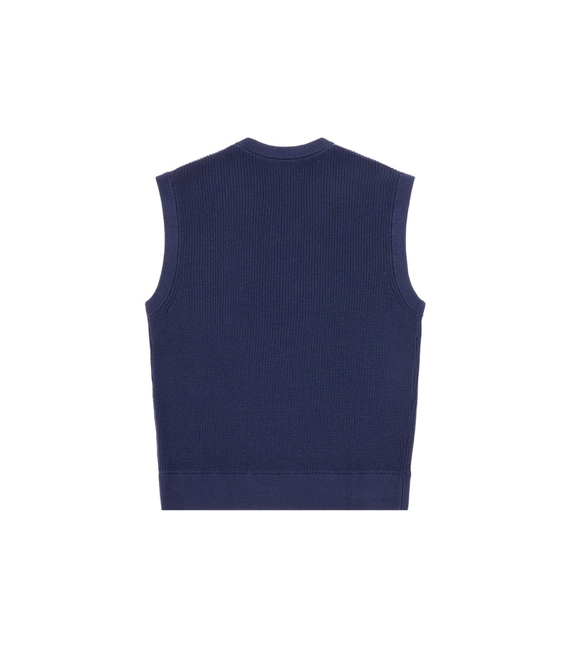 ICECREAM Arch knitted vest navy
