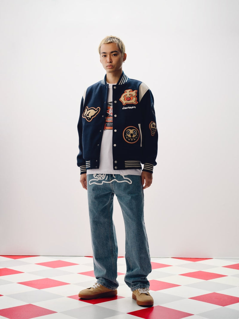 COLLEGIATE PATCH VARSITY JACKET