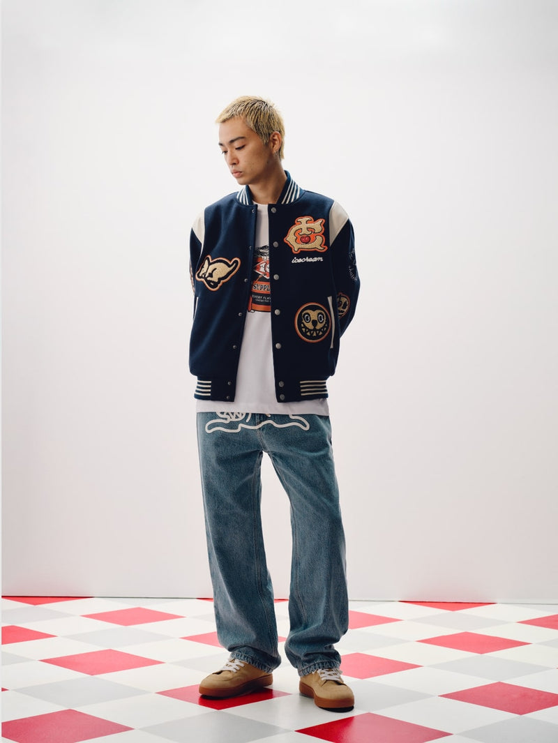 COLLEGIATE PATCH VARSITY JACKET