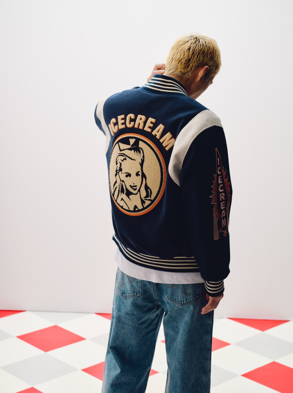 COLLEGIATE PATCH VARSITY JACKET