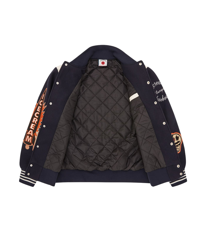 COLLEGIATE PATCH VARSITY JACKET