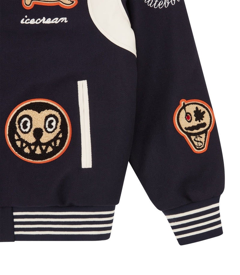 COLLEGIATE PATCH VARSITY JACKET