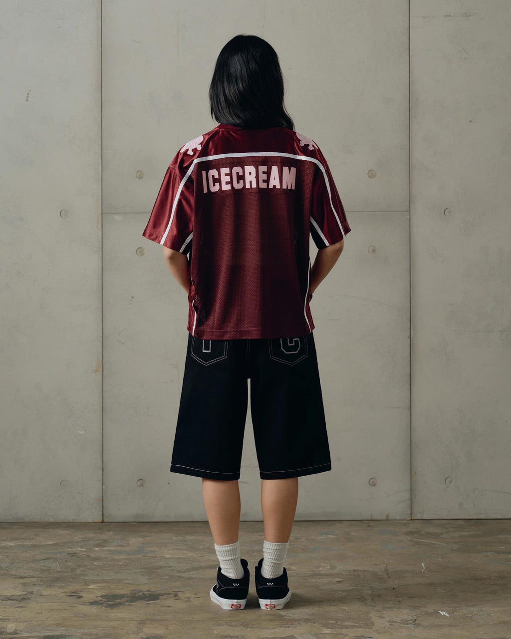 ICECREAM IC Football jersey burgundy