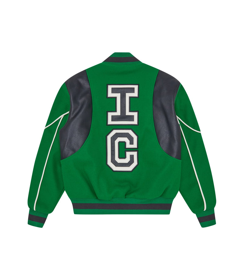 PANELLED VARSITY JACKET