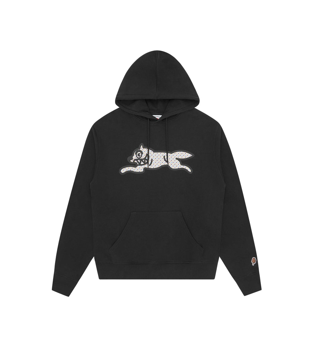 POLKA DOT RUNNING DOG POPOVER HOOD