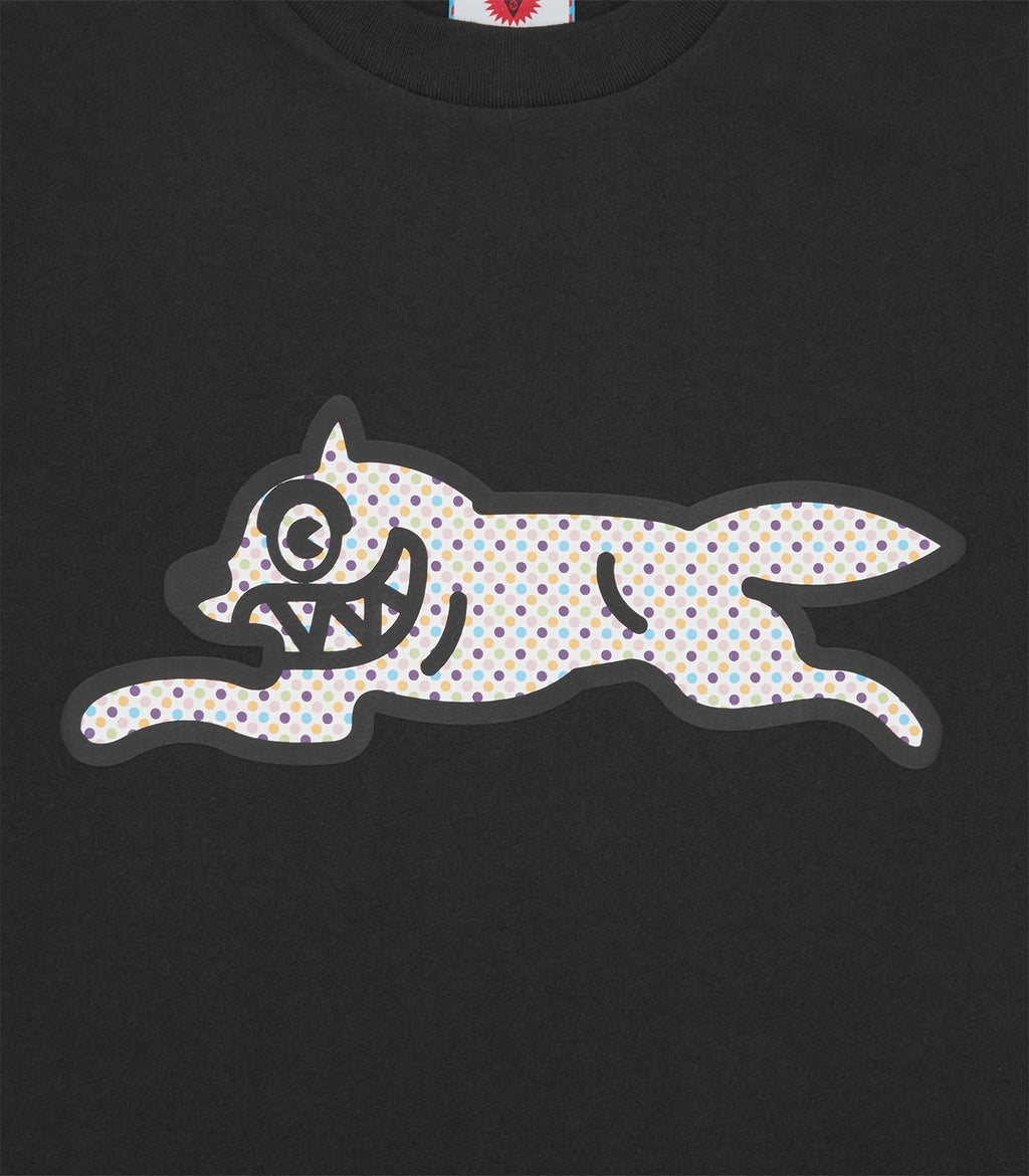POLKA DOT RUNNING DOG T-SHIRT