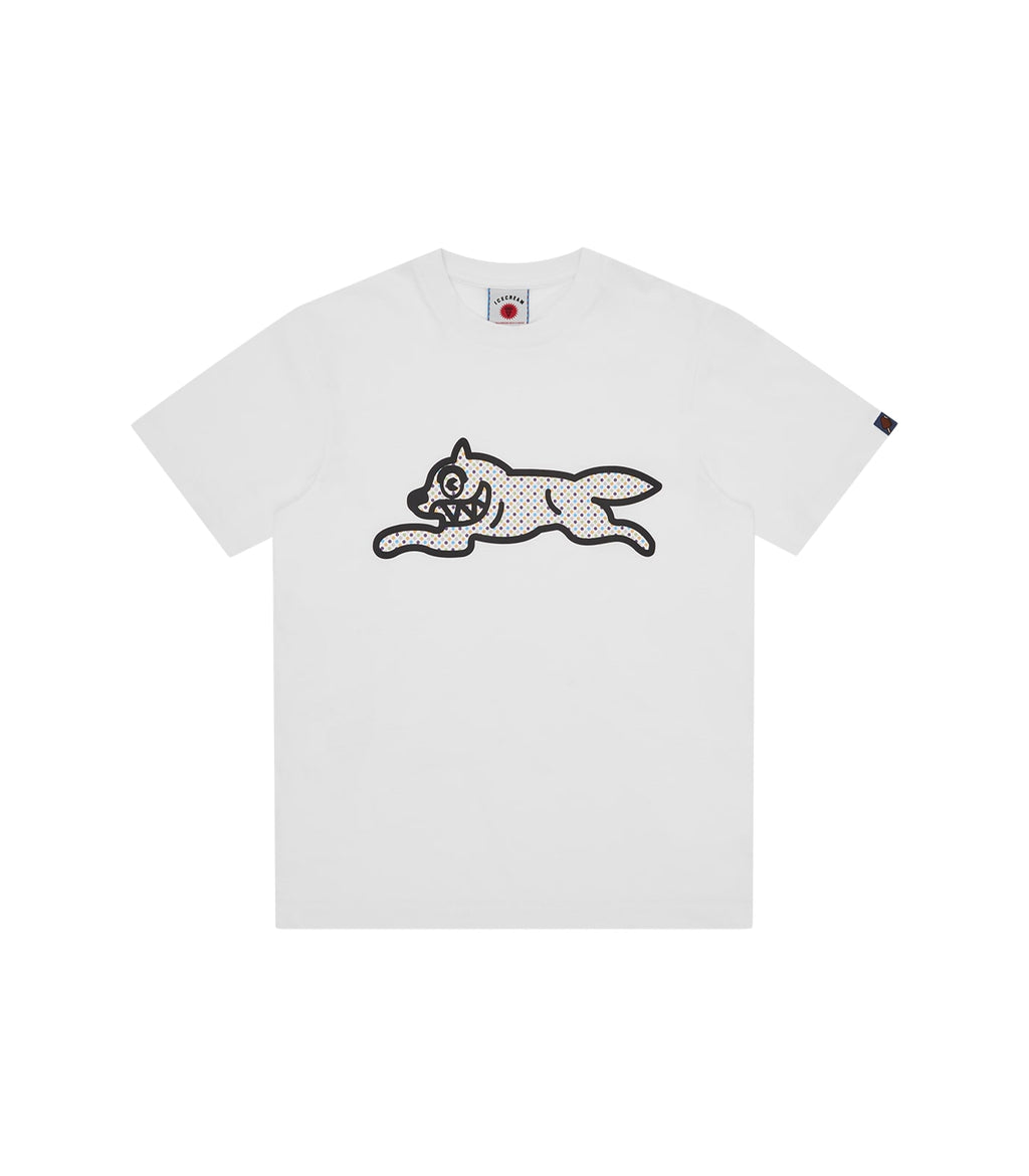 POLKA DOT RUNNING DOG T-SHIRT