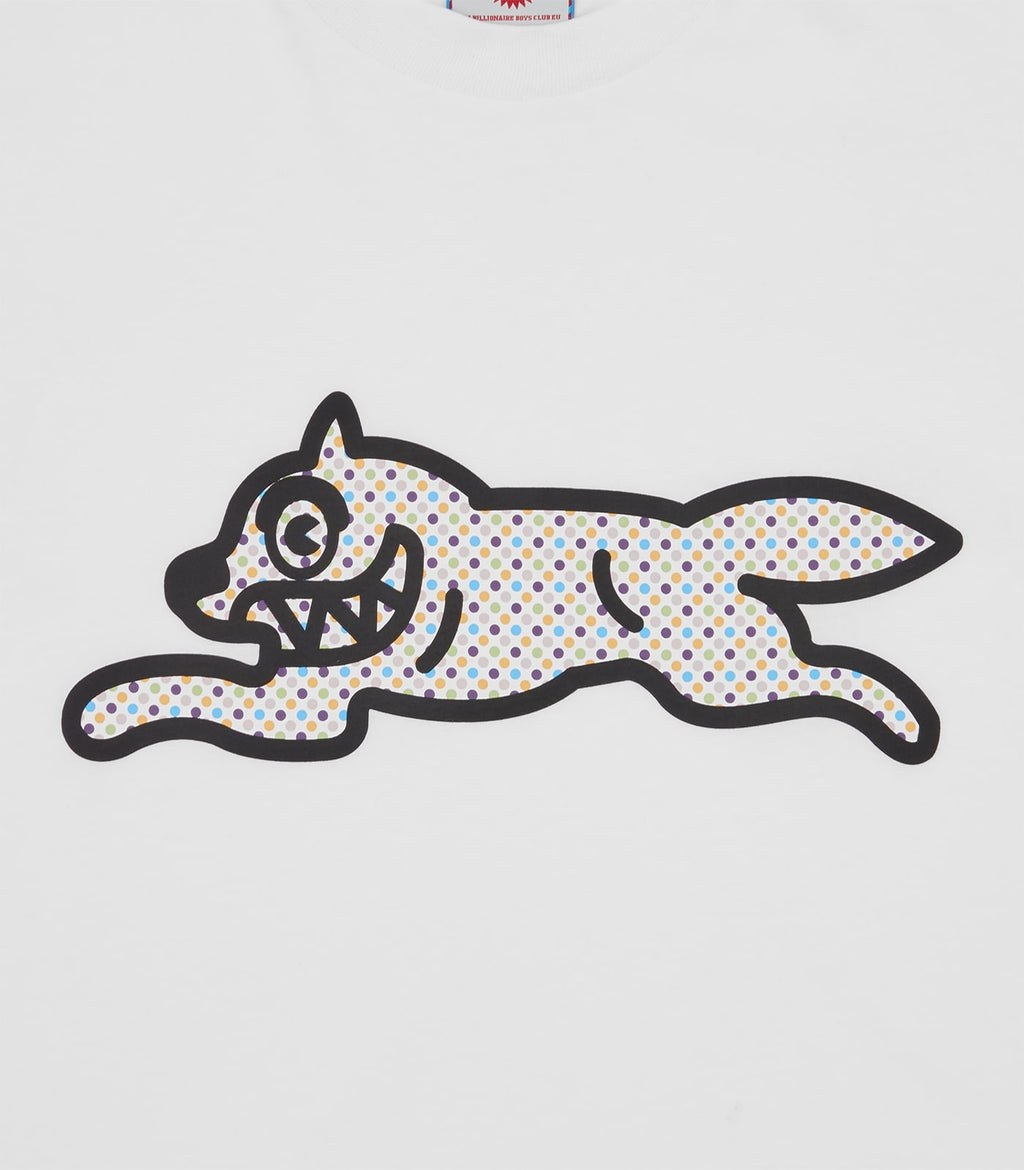 POLKA DOT RUNNING DOG T-SHIRT