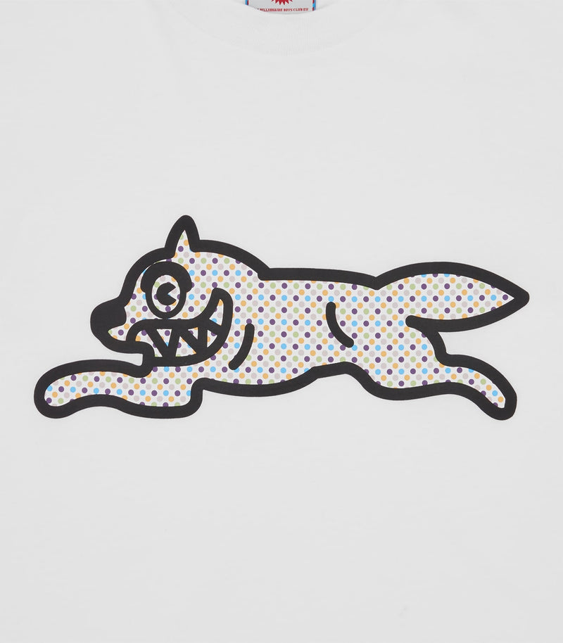 POLKA DOT RUNNING DOG T-SHIRT