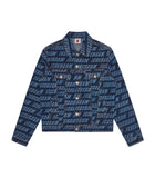 REPEAT LOGO DENIM TRUCKER JACKET