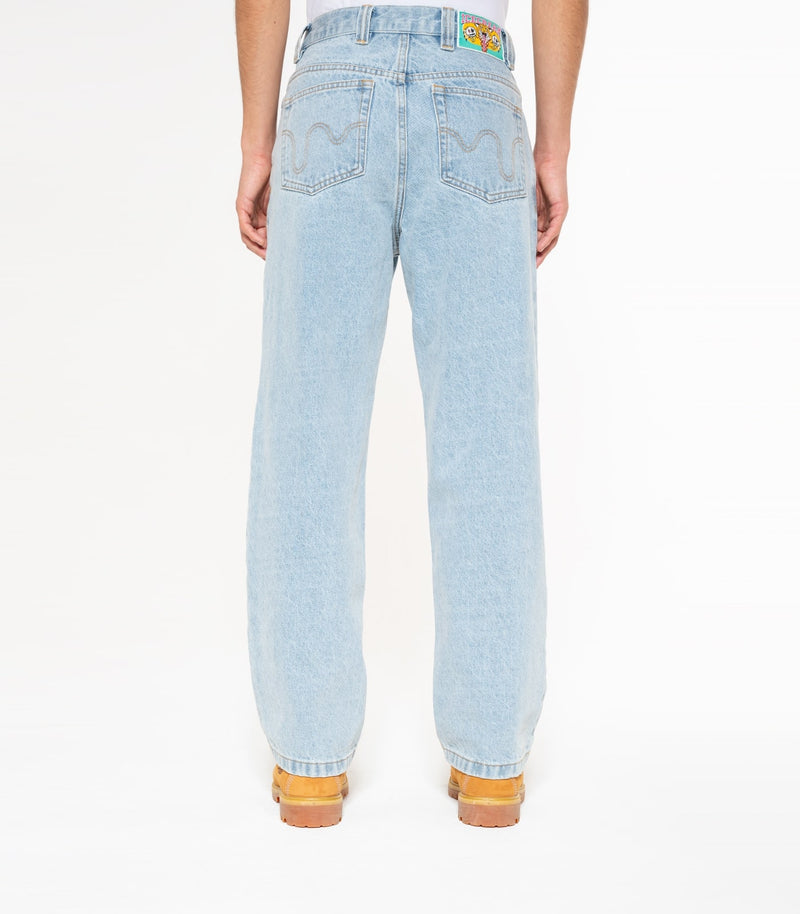 RUNNING DOG DOUBLE SCOOP DENIM PANT