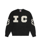 RUNNING DOG KNITTED CREWNECK