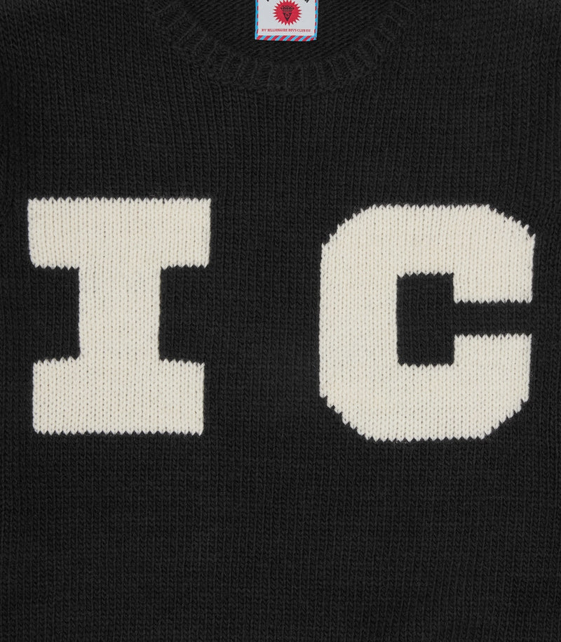 RUNNING DOG KNITTED CREWNECK