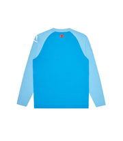 ICECREAM Running dog raglan LS t-shirt blue