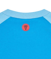 ICECREAM Running dog raglan LS t-shirt blue