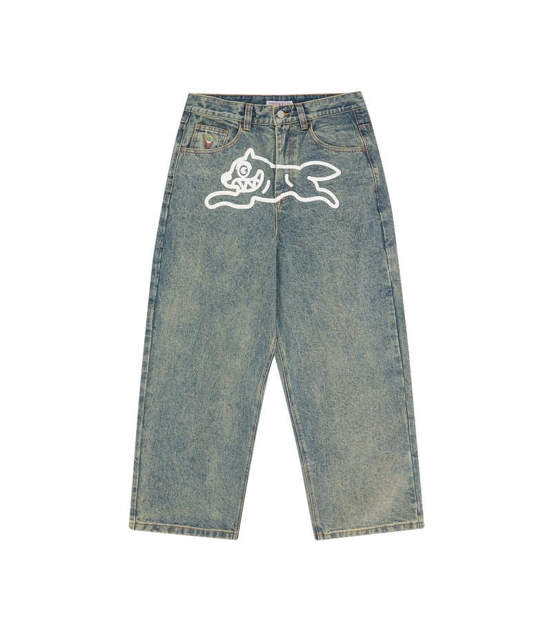 RUNNING DOG TRIPLE SCOOP DENIM PANT